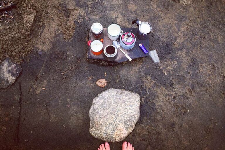 Pas de déchets en camping !