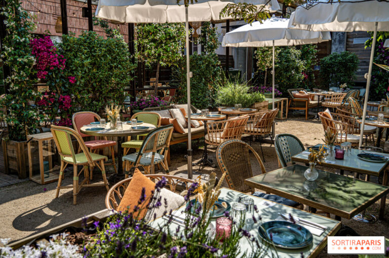 Les Belles Plantes, la terrasse du restaurant du Jardin des Plantes