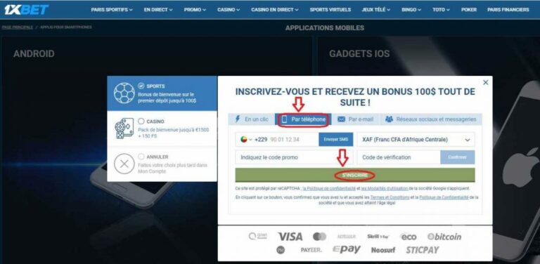 C'est quoi le code promo de 1xBet ?