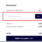 Comment ajouter un code promo Kiabi ?