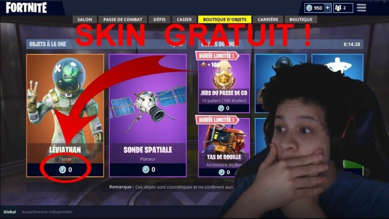 Comment avoir un skin gratuit ? Comment avoir un skin gratuit ?
