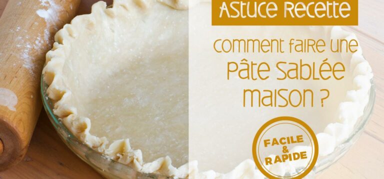 Comment congeler une pâte sablée maison ?