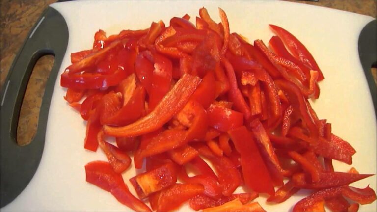 Comment conserver les poivrons cuits ?