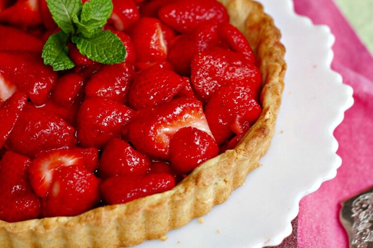 Comment conserver une tarte aux fraises au frigo ?