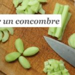 Comment couper concombre en ruban ?