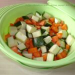 Comment couper les courgettes dans un couscous ?