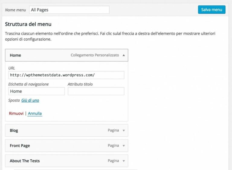 Comment créer des menus ?