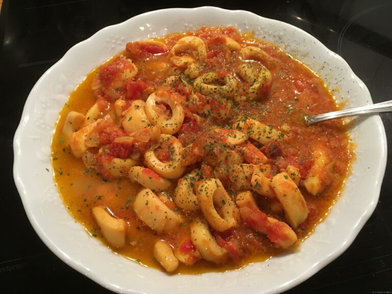 Comment cuisiner des calamars en sauce ?