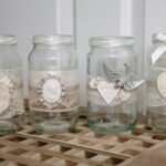 Comment décorer des petits pots en verre ?