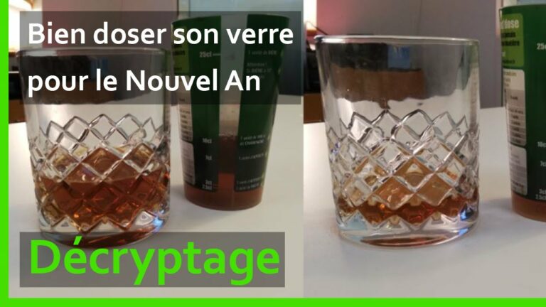 Comment doser avec un verre ?
