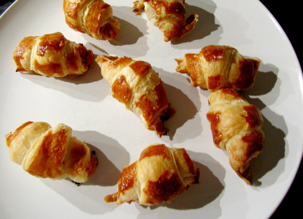 Comment faire cuire des croissants au jambon