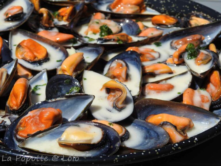 Comment faire cuire des moules à la crème ?