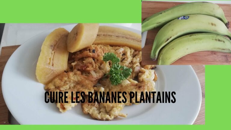 Comment faire cuire le plantain ?