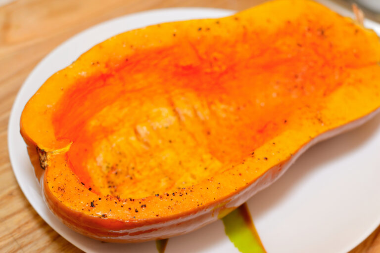 Comment faire cuire une courge Butternut au four ?