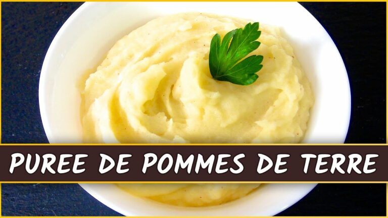 Comment faire de la purée de pomme de terre pour bébé ?