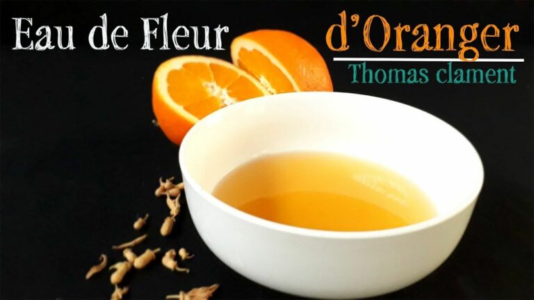Comment faire de l'eau de fleur d'oranger avec de l'arôme ?