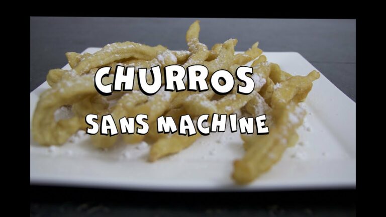 Comment faire des churros maison sans machine ?