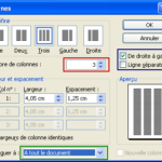 Comment faire des colonnes dans Illustrator ?