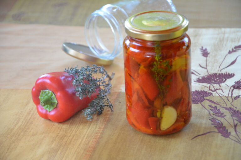 Comment faire des conserves de poivrons à l'huile ?