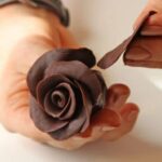 Comment faire des roses en chocolat ?