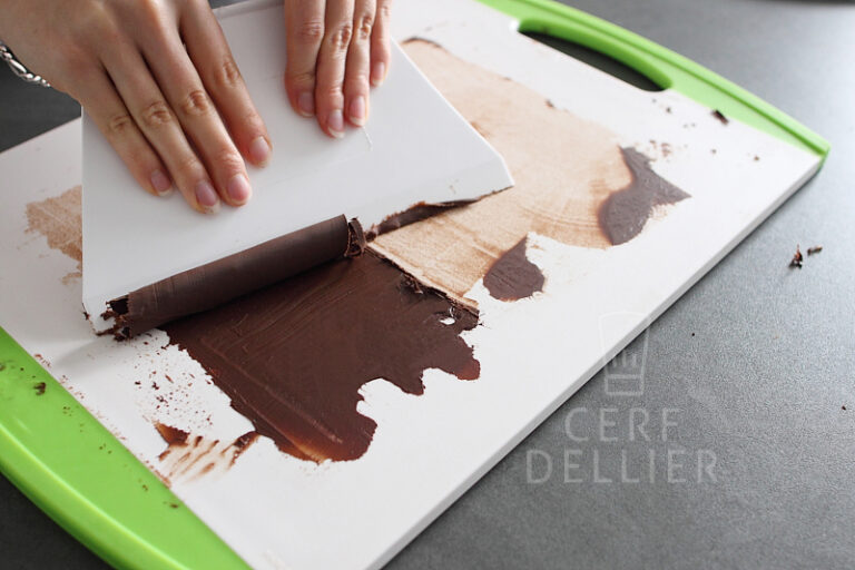 Comment faire des rouleaux de chocolat ?