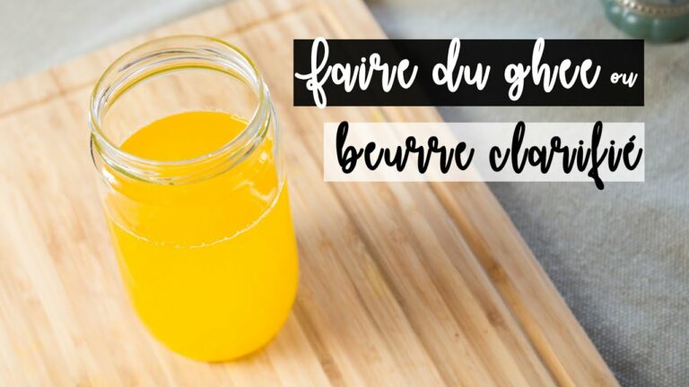 Comment faire du beurre ghee ?
