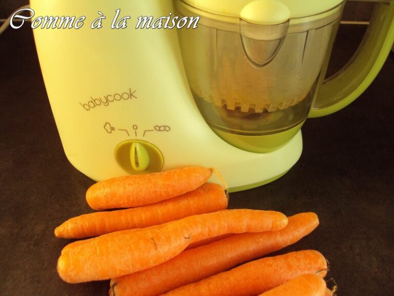 Comment faire purée pour bébé 4 mois ?