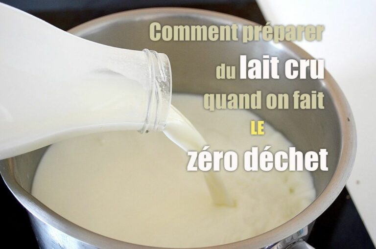 Comment faire quand on a pas de lait entier ? Comment faire quand on a pas de lait entier ?