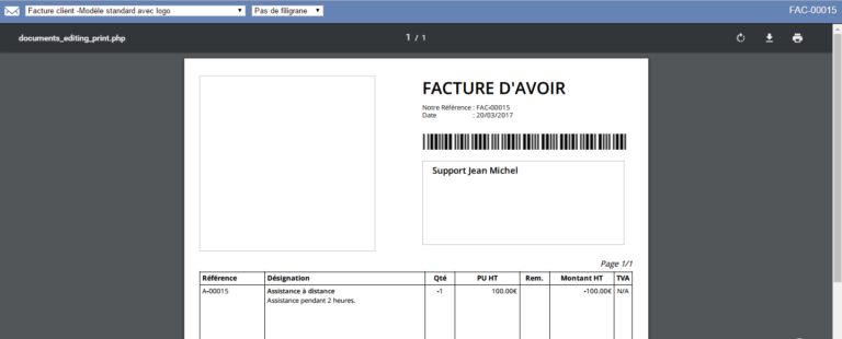 Comment faire un bon d'achat ?