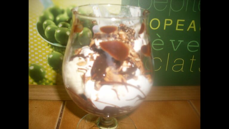 Comment faire un sundae au caramel ?