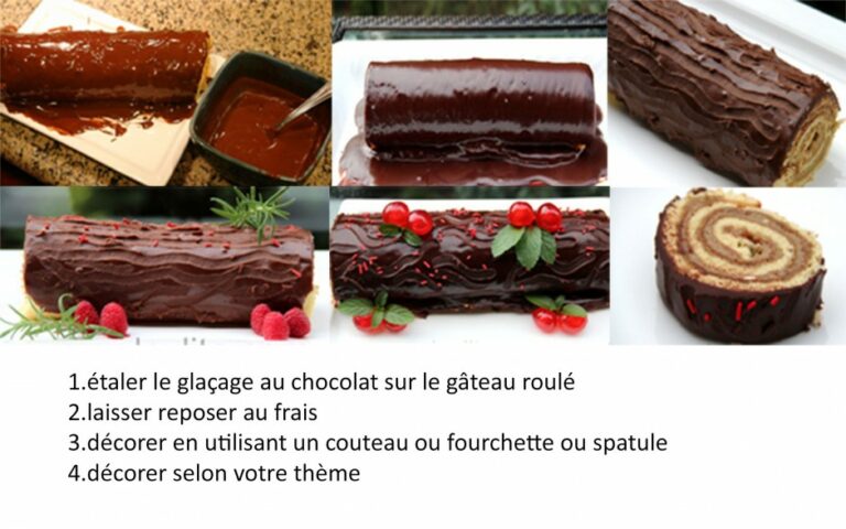 Comment faire une décoration de bûche ?