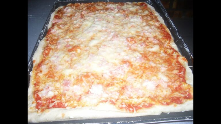 Comment faire une pizza au jambon fromage ?