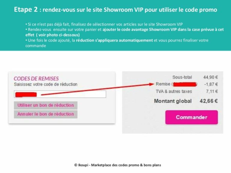 Comment fonctionne les codes promo ?