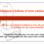 Comment imprimer un chèque cadeau ?