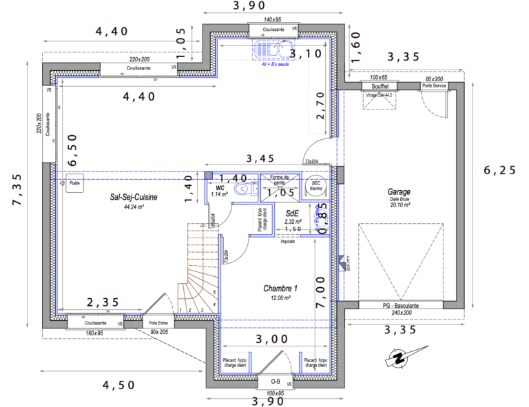 Comment lire un plan A l échelle 1 50 ?