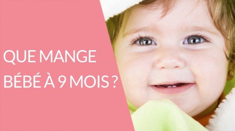 que mange un bébé de 9 mois allaité