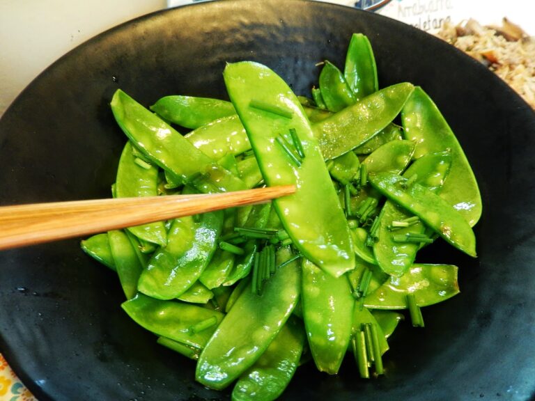 Comment manger des haricots Mange-tout ?