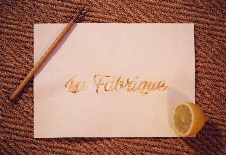 Comment on fabrique de l'encre ?