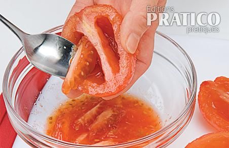 Comment peler épépiner et concasser les tomates ?