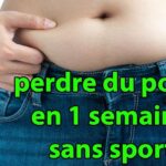 Comment perdre du ventre en 1 semaine sans sport ?