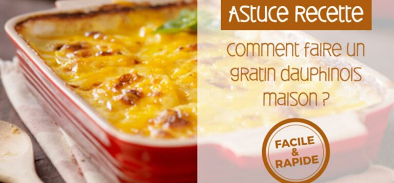 Comment préparer un gratin dauphinois en avance ?