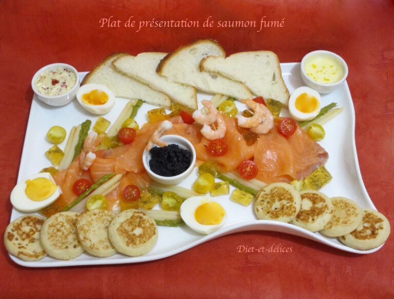 Comment présenter le saumon fumé dans un plat ?