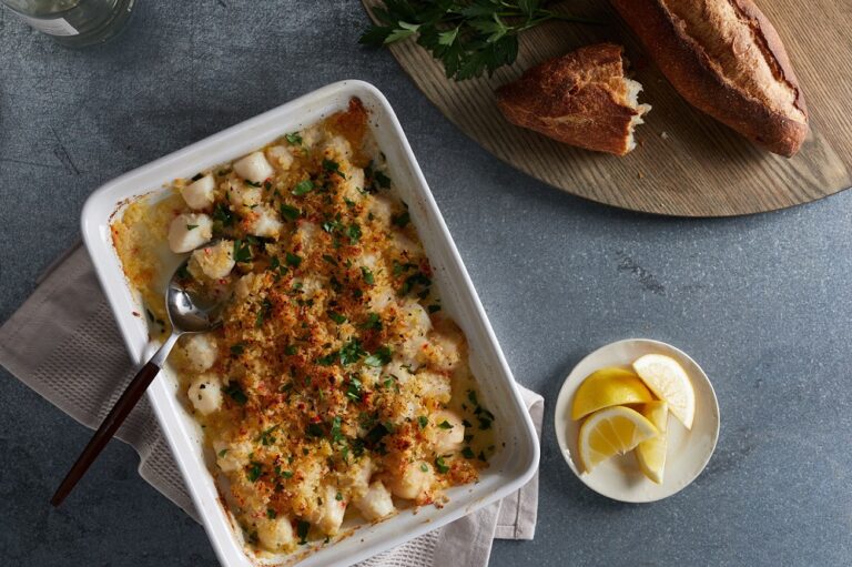 Comment réchauffer des coquilles de poisson ?