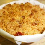 Comment réchauffer un crumble aux pommes ?