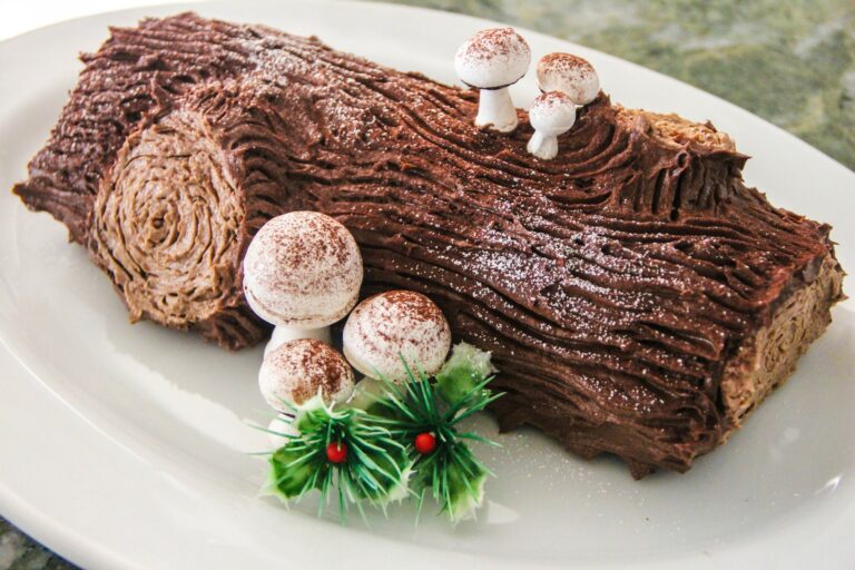 Comment recouvrir une bûche de Noël ?
