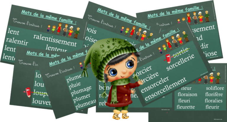 Comment s'appelle 2 mots de la même famille ?