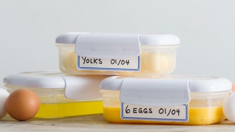 Est-ce possible de congeler les œufs ?