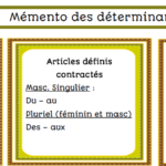 Est-ce que ce est un déterminant ?
