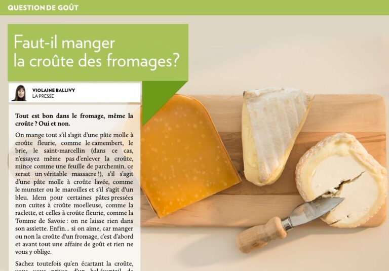 Est-ce que la croûte de la tomme se mange ?