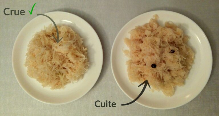 Est-ce qu'on peut manger de la choucroute crue ?